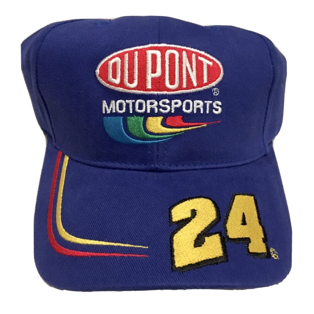 Chase Authentics DuPont #24 Jeff Gordon Royal Blue Cap - Vintage